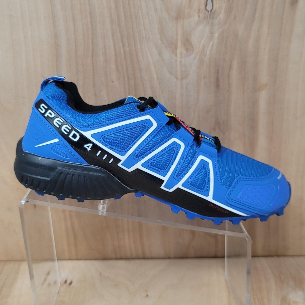 Keep Running Shoes Mens Size 44 Blue Speed 4 Trail Outdoor Athletic Sneakers LT - Picture 5 of 15